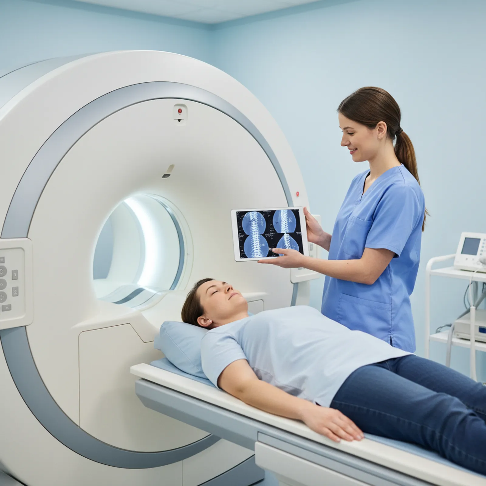 Как проходит процедура МРТ позвоночника